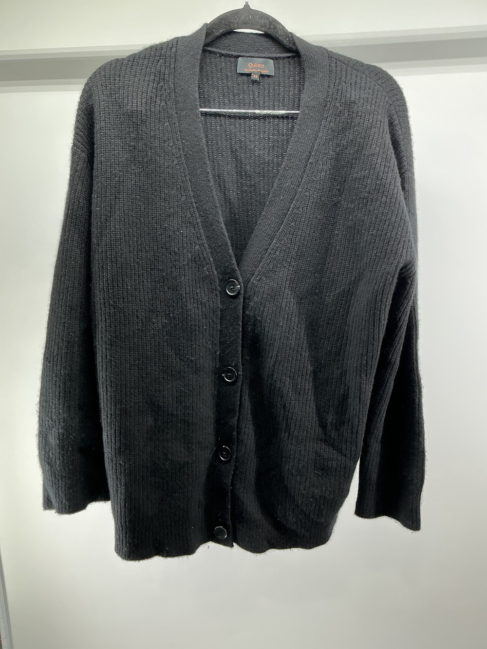 Mongolian Cashmere Oversized Boyfriend Cardigan Sweater